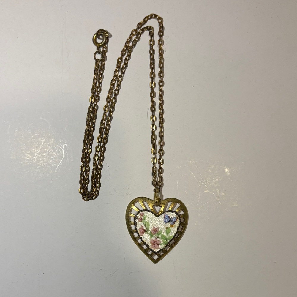 Floral Heart Necklace